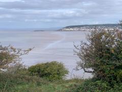 View back towards Weston from Brean Down